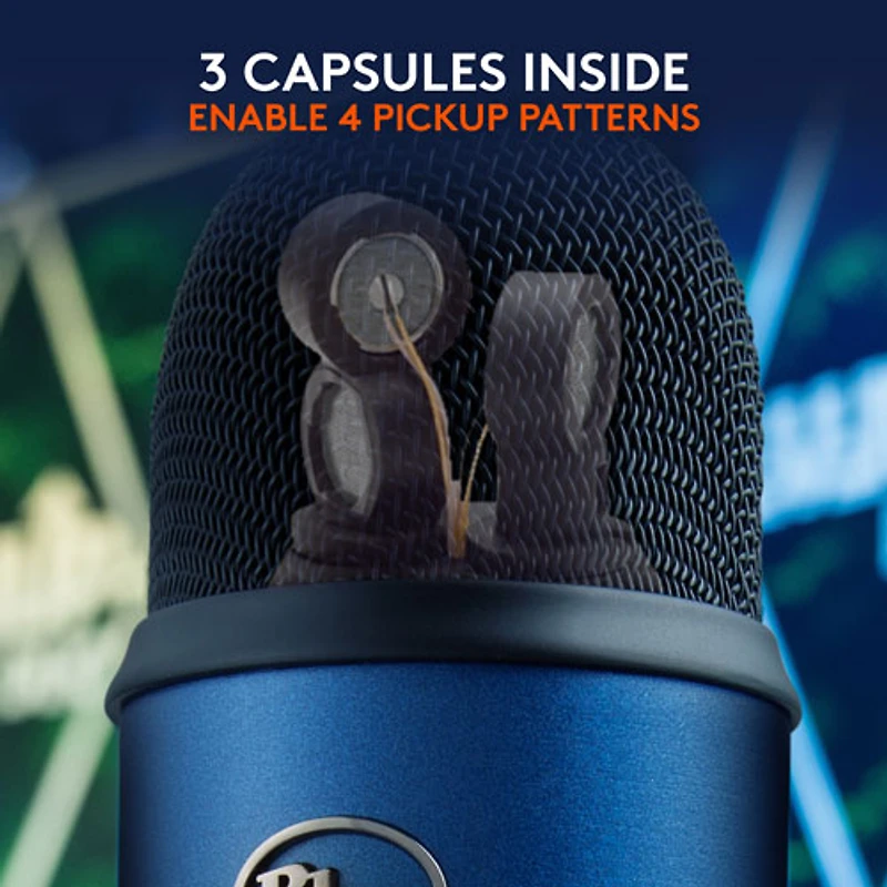 Blue Microphones Yeti USB Microphone - Midnight Blue