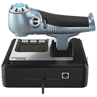 Manche Flight X52 de Saitek par Logitech G - Noir-argenté