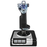 Manche Flight X52 de Saitek par Logitech G - Noir-argenté