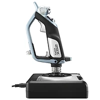 Manche Flight X52 de Saitek par Logitech G - Noir-argenté
