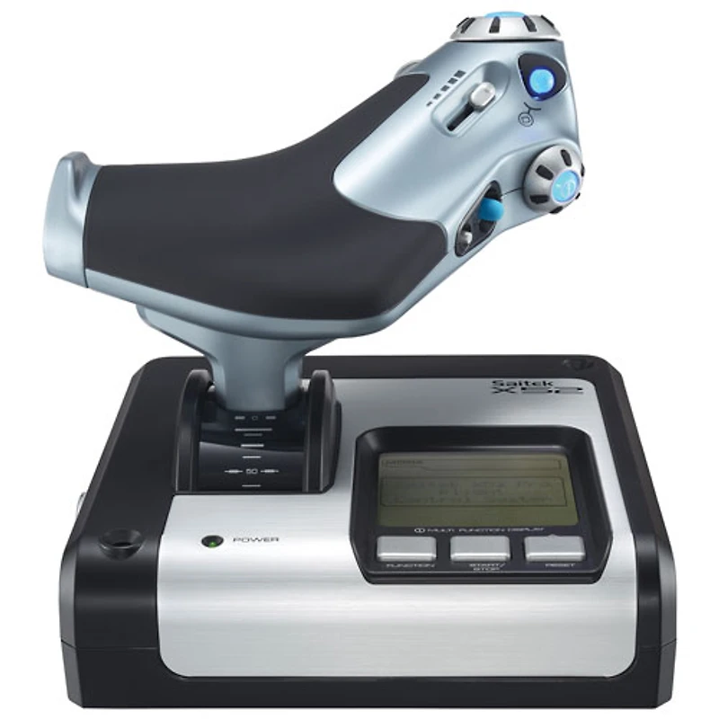 Manche Flight X52 de Saitek par Logitech G - Noir-argenté