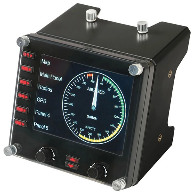 Tableau de bord Pro Flight de Saitek de Logitech G - Noir