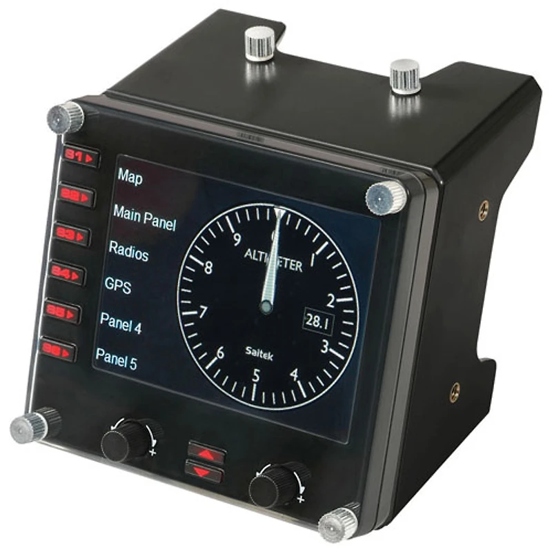 Tableau de bord Pro Flight de Saitek de Logitech G - Noir