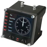 Tableau de bord Pro Flight de Saitek de Logitech G - Noir