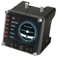 Tableau de bord Pro Flight de Saitek de Logitech G - Noir