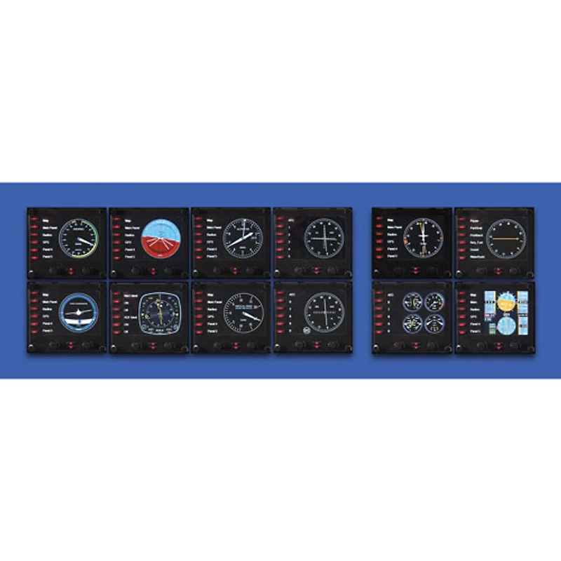 Tableau de bord Pro Flight de Saitek de Logitech G - Noir