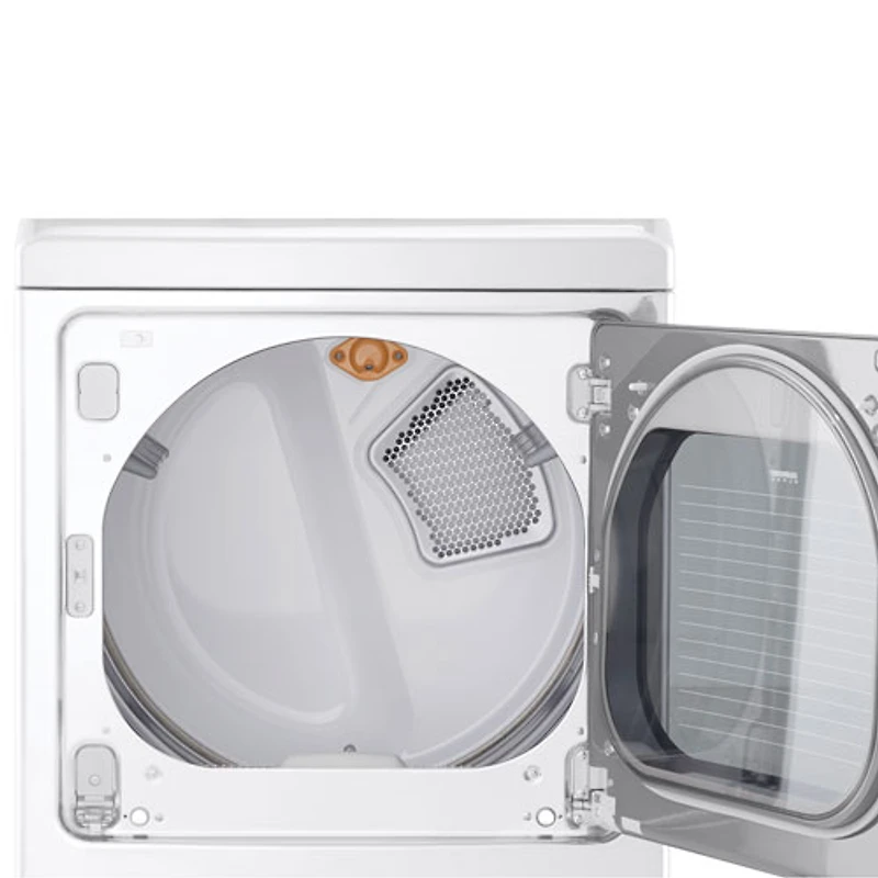 LG 7.3 Cu. Ft. Electric Dryer with Moisture Sensing, Steam, Energy Star & Wi-Fi (DLEX7200W) - White