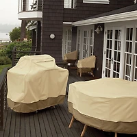 Housse résistante à l’eau Veranda de Classic Accessories pour ensemble de patio -140x30x70 po -Beige