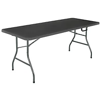 Table rectangulaire pliable de 6 pi COSCO - Noir