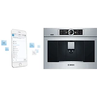 Bosch 800 Series 24" Built-In Coffee System (BCM8450UC) - Stainless Steel