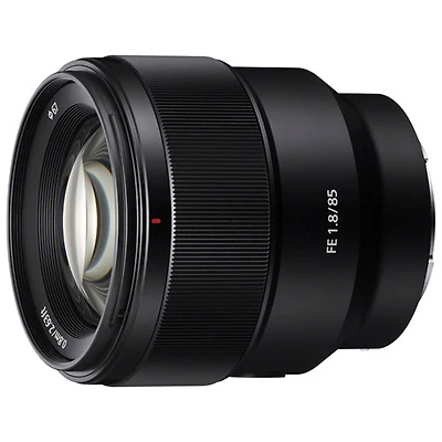 Sony E-Mount Full-Frame FE 85mm f/1.8 Portrait Prime Lens