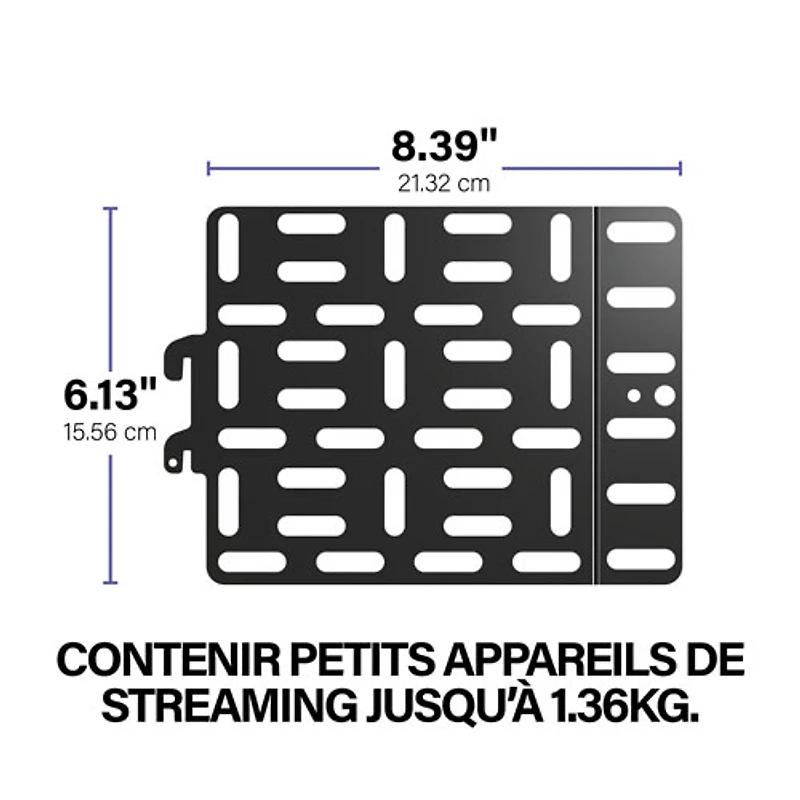 Panneau de fixation de SANUS pour appareils de diffusion