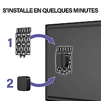 Panneau de fixation de SANUS pour appareils de diffusion