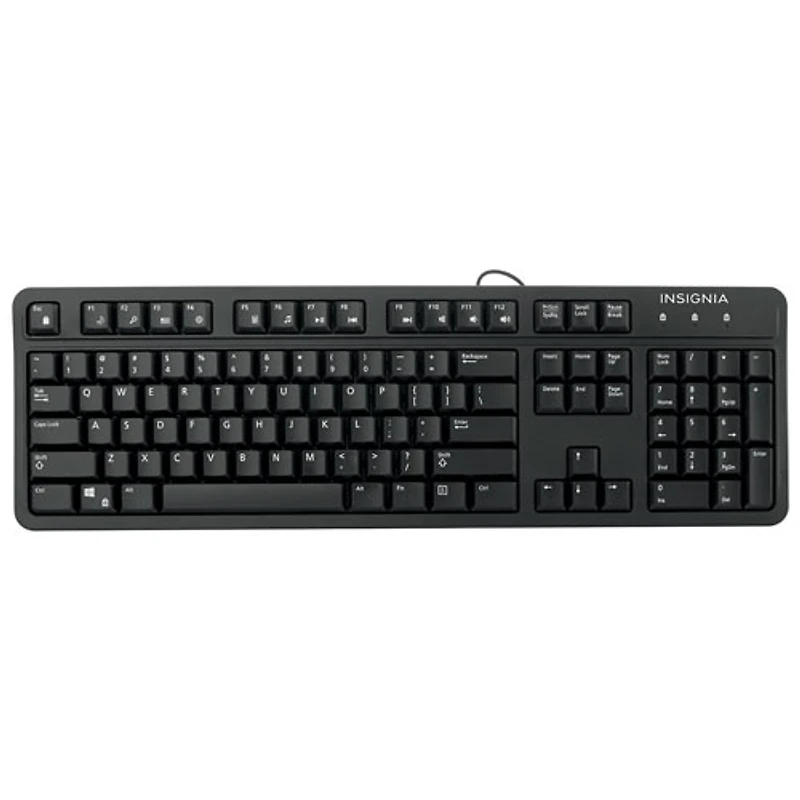 Clavier avec fil d'Insignia - Noir - Exclusivité Best Buy