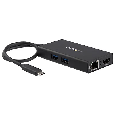 Concentrateur multiport USB-C avec Power Delivery de StarTech (DKT30CHPD)