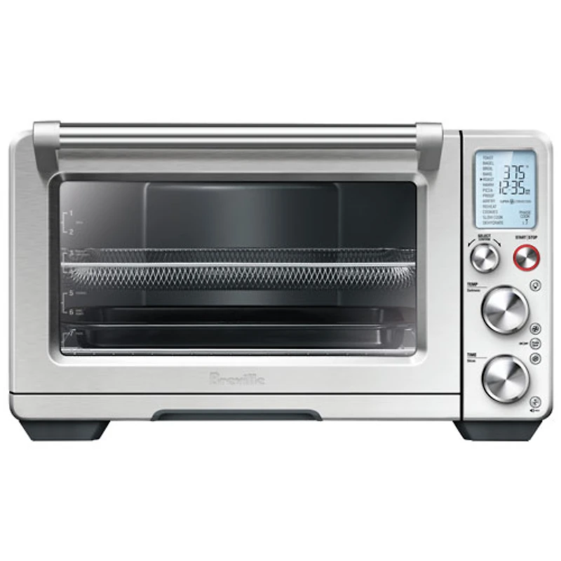 Four grille-pain à convection et friteuse à air chaud Smart Oven de Breville - 1 pi³/28,3 l - Acier inoxydable