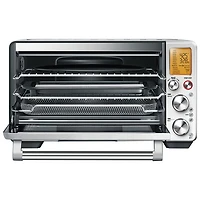 Four grille-pain à convection et friteuse à air chaud Smart Oven de Breville - 1 pi³/28,3 l - Acier inoxydable