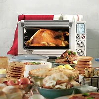 Four grille-pain à convection et friteuse à air chaud Smart Oven de Breville - 1 pi³/28,3 l - Acier inoxydable