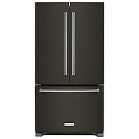 Réfrigérateur profondeur comptoir à deux portes 36 po 21,9 pi³ de KitchenAid (KRFC302EBS) - Noir