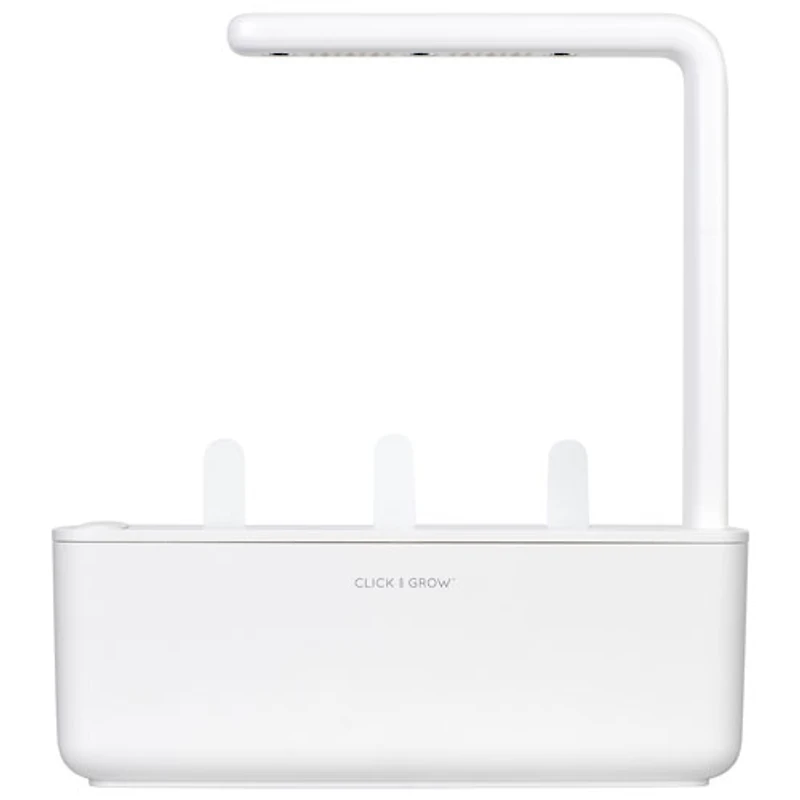 Jardin intérieur intelligent/capsule de basilic de Click & Grow (SGS1US) - Paquet de 3 - Blanc