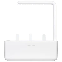 Jardin intérieur intelligent/capsule de basilic de Click & Grow (SGS1US) - Paquet de 3 - Blanc