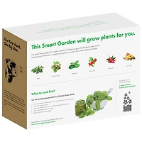 Click and Grow Smart Indoor Garden (SGS8US) - with Basil Seed Capsule Refill - 3 Pack - Dark Grey