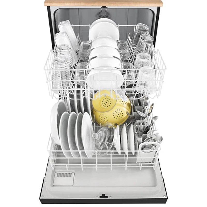 Lave-vaisselle mobile 24 po 64 dB de Whirlpool (WDP370PAHB) - Blanc