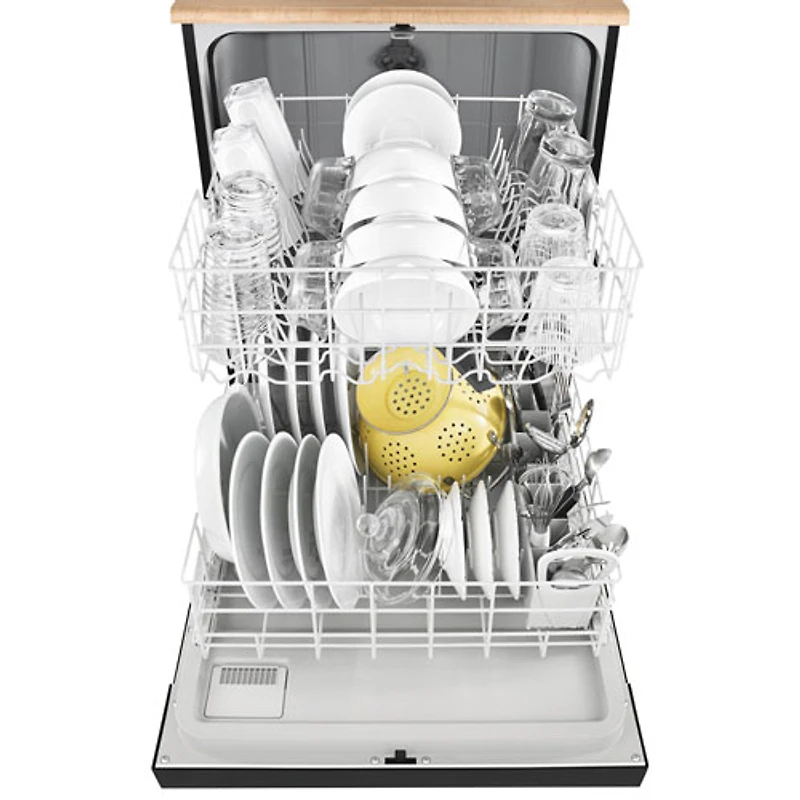 Lave-vaisselle mobile 24 po 64 dB de Whirlpool (WDP370PAHB) - Blanc