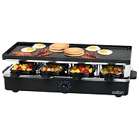 Salton Non-Stick Raclette Party Grill with Griddle