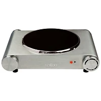 Salton Portable Infrared Cooktop - Single - Stainless Steel