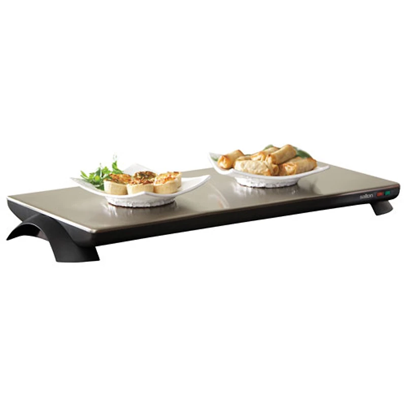 Salton Hotray Large Cordless Warming Tray - Black/Stainless