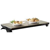 Salton Hotray Large Cordless Warming Tray - Black/Stainless