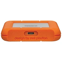 Disque dur externe portatif USB-C Rugged de 1 To de LaCie pour PC/Mac (STFR1000800) - Orange