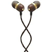 Écouteurs bouton avec micro Smile Jamaica de House of Marley - Laiton