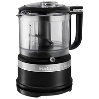 Robot culinaire miniature de KitchenAid - 3,5 tasses - Noir mat
