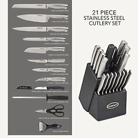 Cuisinart Stainless Steel 21-Piece Knife Block Set (SSC-21CC) - Only at Best Buy