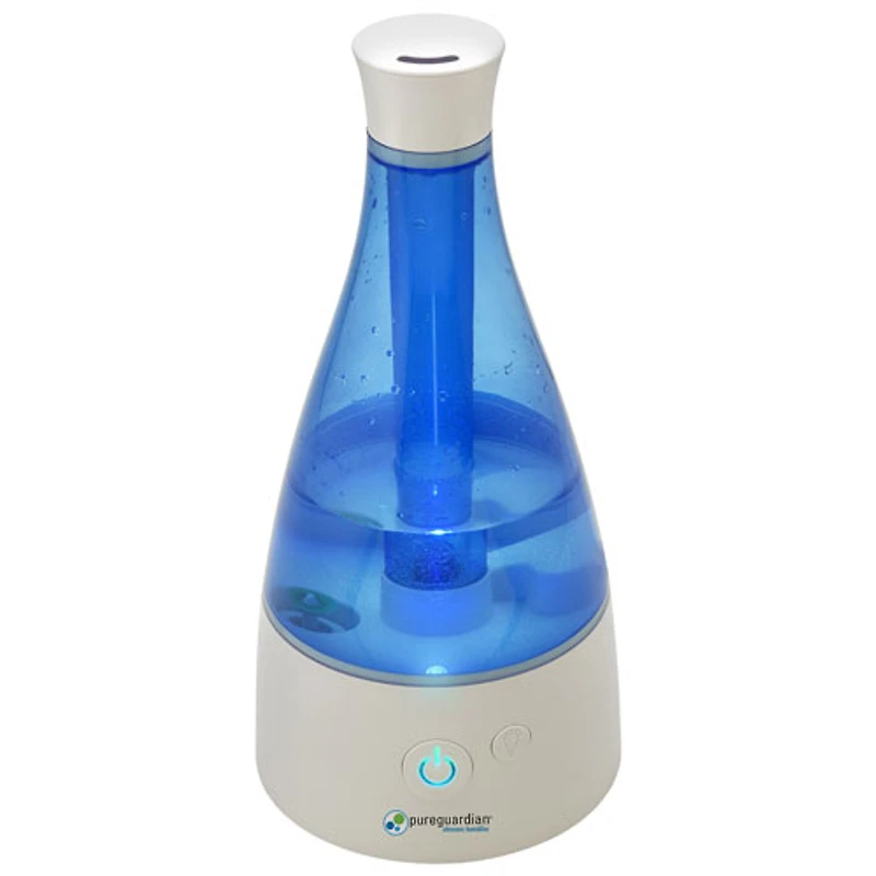 PureGuardian Cool Mist Humidifier with Aroma Tray - White/Blue