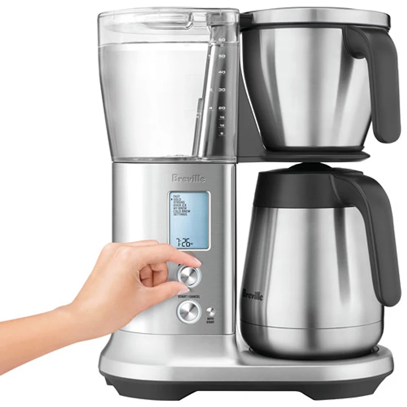 Cafetière isotherme Precision de Breville - 12 tasses - Argenté