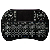Lexma TK200 Wireless Backlit Ergonomic Mini Keyboard with Touchpad