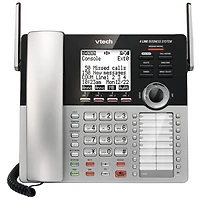 VTech 1-Handset DECT 6.0 Corded Phone with Answering System (CM18445) - Silver