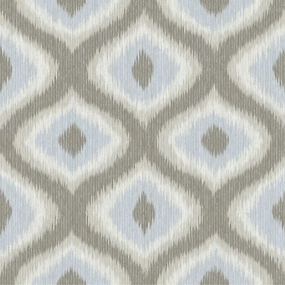 Papier peint Geometrie Abra Ogee d'A-Street Prints - Gris