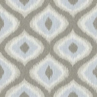Papier peint Geometrie Abra Ogee d'A-Street Prints - Gris