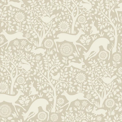 Papier peint Hide And Seek Anahi Forest Fauna de Chesapeake - Neutre