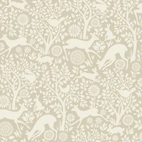 Papier peint Hide And Seek Anahi Forest Fauna de Chesapeake - Neutre