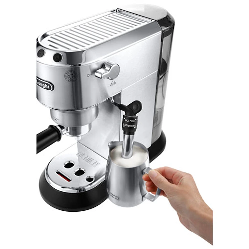 De'Longhi Dedica DeLuxe Manual Espresso Machine - Silver