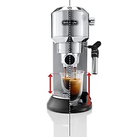 De'Longhi Dedica DeLuxe Manual Espresso Machine - Silver