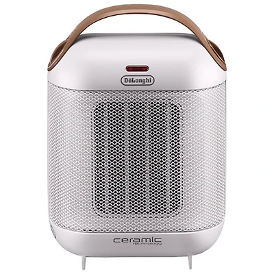 De'Longhi Capsule Ceramic Heater - 7.5" - White