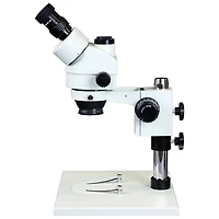 Walter Products 3.5x - 90x Trinocular Stereo Microscope w/ LED Gooseneck Dual Light (WP1AFZIHL205N)