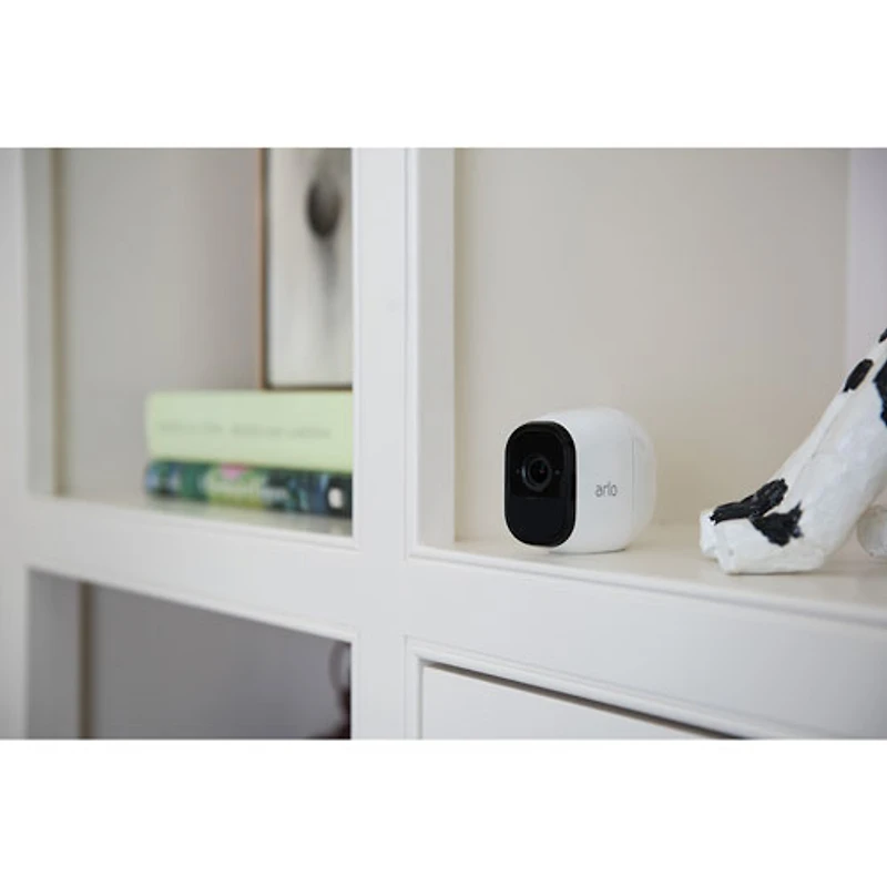 Caméra de surveillance supplémentaire sans fil HD 1080p intérieure/extérieure Arlo Pro 2 - Blanc
