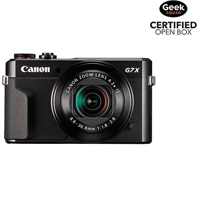 Open Box - PowerShot G7 X Mark II Wi-Fi 20.1MP 4.2x Optical Zoom Digital Camera - Black